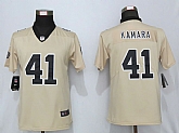 Women Nike New Orleans Saints 41 Kamara Vapor Untouchable Nike Gold Inverted Limited Jersey,baseball caps,new era cap wholesale,wholesale hats